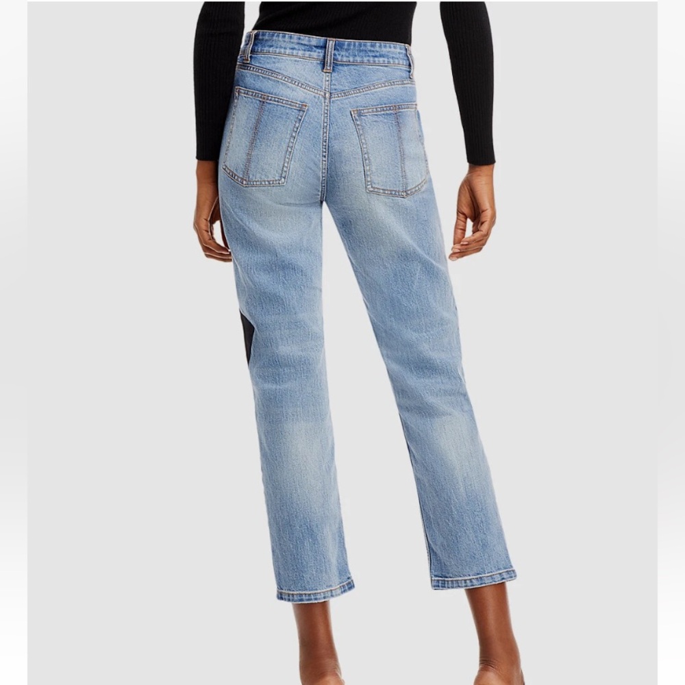 Hellessy Blue Lili Patchwork High Rise Straight J… - image 2